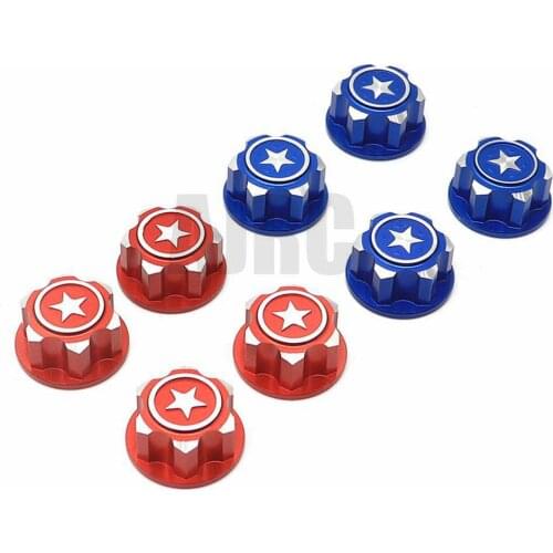 Metal 17mm Hex Wheel Mount Nuts Set for Traxxas X-MAXX Summit E-ROVE RC Car Parts