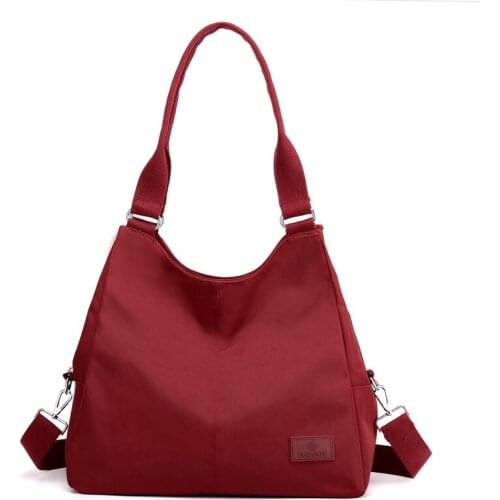 Women New Shoulder Bag Nylon Handbag Large Capacity Small Fashion Womens Shopping Bag Female Tote Leather Trend Casual Bags