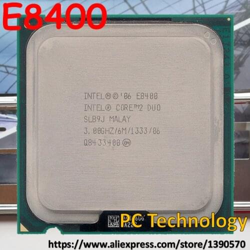 Original Intel Core 2 Duo CPU E8400 Processor 3.00Ghz 6M 1333MHz Socket 775 ship out within 1 day