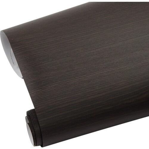 SUNICE Wood Grain Wallpaper Film Kitchen Cabinet Bedroom Wardrobe Furniture Desktop Renovation Stickers Waterproof Self-Adhesive