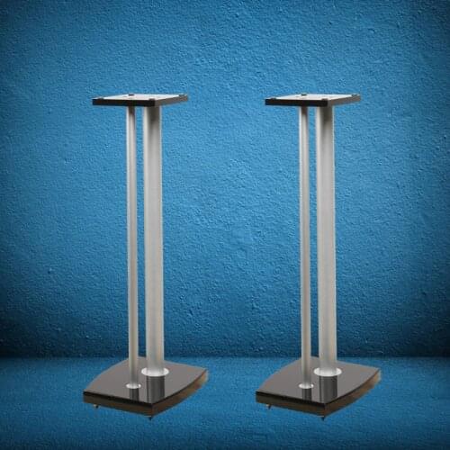 Speaker shelf, tripod, surround shelf, wooden metal bracket, audio-visual equipment, audio floor shelf