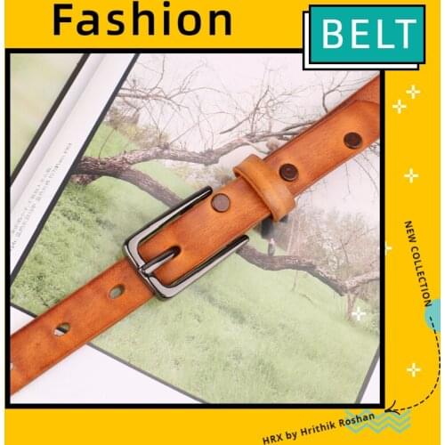 Womens Belt Ins Style Punk Riveting Nail Fashion Leather Decorative Waistband Designer Belts Women High Quality High Waist
