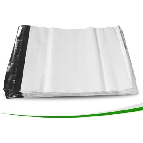 17CMx30CM White Poly Self-seal Mailbags Plastic Courier Destructive Poly Mailing Self Adhesive Plastic Bags Express Shipping Mai