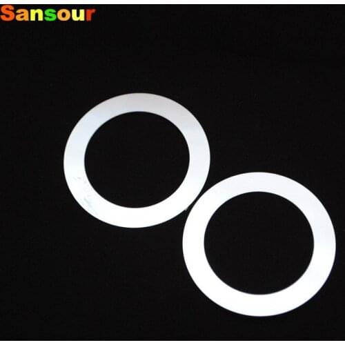 Sansour Chrome Stainless Steel ABS Speakers Tail Door Bright Rings for Jeep Grand Cherokee 2011-2015 Cover Trims Accessories