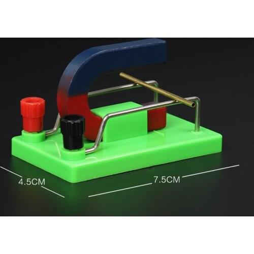 Ampere force experiment magnetic field Electrified conductor Force Teaching demonstration electromagnetism experiment