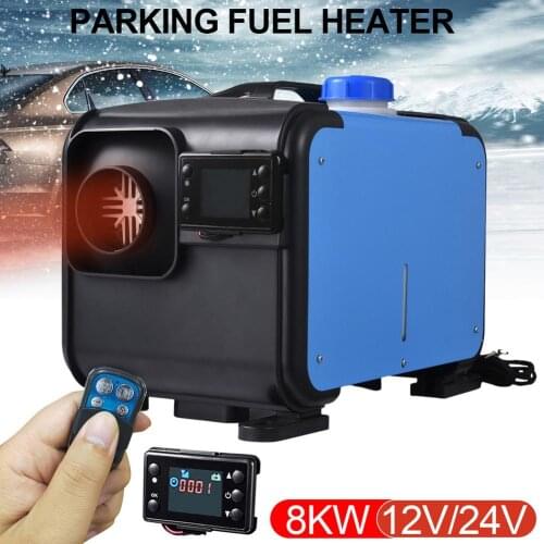 All In One Diesel Fuel Air Parking Heater 12V 8KW Car Heater With Remote Control Silencer For RV/Trucks/Motor-home/Boats