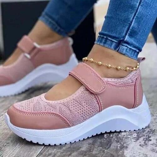 Women Casual Shoes Sneakers Women Shoes 2021 Mesh Breathable Platform Chaussure Femme Non SlipWomen Vulcanize Shoes934