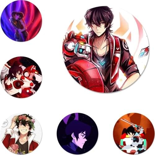 Keith Voltron Legendary Icons Pins Badge Decoration Brooches Metal Badges For Backpack Decoration 58mm