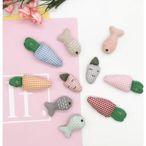 10pcs/lot DIY fabric cartoon radish dolls Patches Appliques For baby sock Sewing accessories DIY Hair clip Decoration