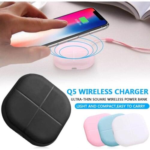 Fast Wireless Charger 5W Qi Wireless Fast Charger Charging Pad Wireless Onboard Car Charger Stand For iPhone X XS Max Samsung