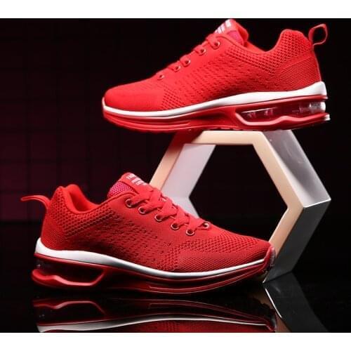 Hot Sale Cheap Man Air Trainers Shoes Casual Breathable Mens Red Bottom Shoes Big Size 47 Unisex Mesh Sneakers кросовки мужские