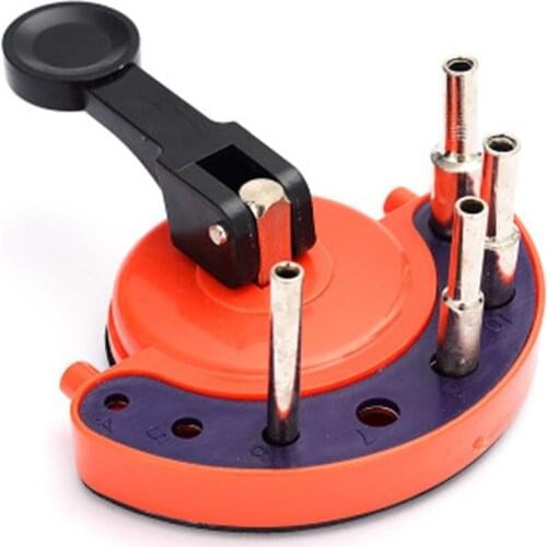 Drill Punch Locator, Glass Marble Tile Punch Locator Hole Positioner Tool Multi-Function Hole Drilling Punching Tool 4-12mm
