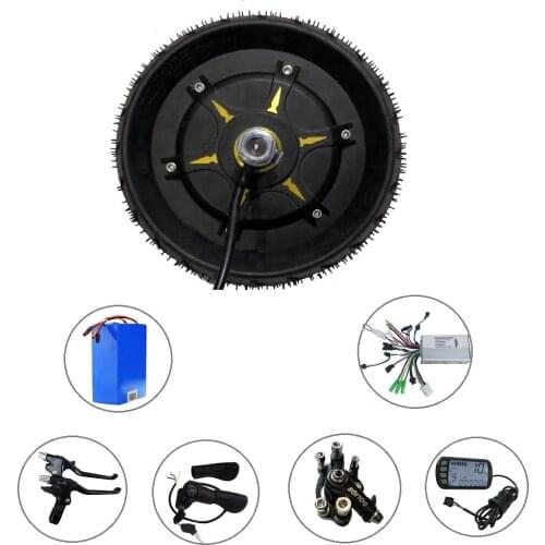 8 Inch 48V 1000W 200*81 Electric Bicycle Motor Kit Fat Tire 8''wheel Brushless Toothless Hub Motor E bike Wheel with Accessory