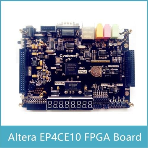 Altera EP4CE10 FPGA Development Board with 8 channels 12-bit ADC 2 channels DAC with Audio Input and Output Microphone Ethernet