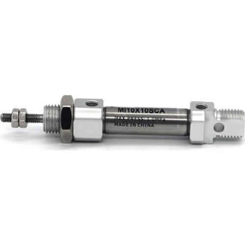 MI10X10SCA yiyun Stainless steel mini cylinder Pneumatic tools pneumatic components MI series