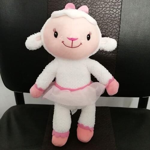 30CM Doc Lambie Plush Cartoon Toys Lamb Sheep Stuffed Animals Sleeping Doll Soft Toy Kids Christmas Gifts