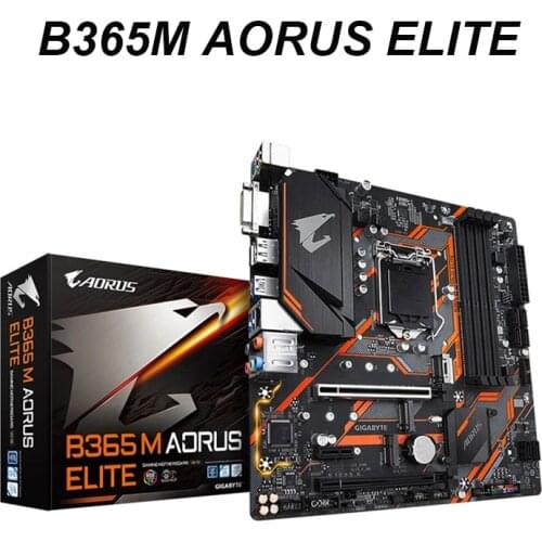 NEW for Gigabyte B365M AORUS ELITE Original Mainboard LGA 1151 DDR4 DVI HDMI 64GB USB2.0 USB3.0 M.2 B365 Desktop Motherboard