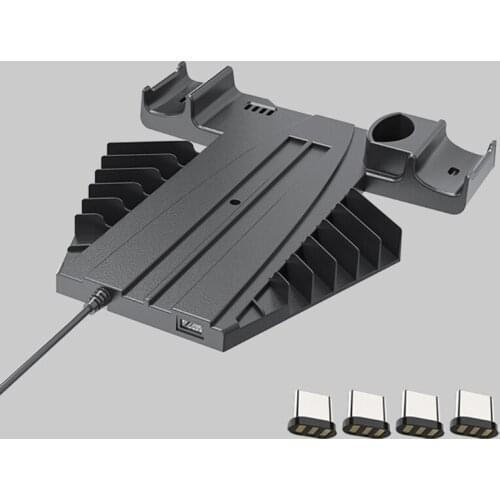 Upgraded Controller Charger, Quick Charging DC Adapter,for PS5 Dual Controller Charging Stand, Docking Station