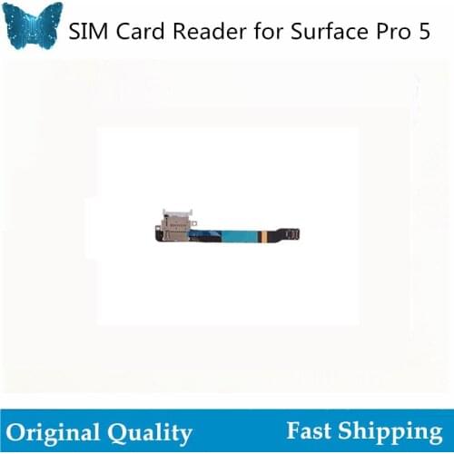 Original SIM Card Reader with Flex Cable for Surface Pro 5 1796 Pro 6 Card Reader