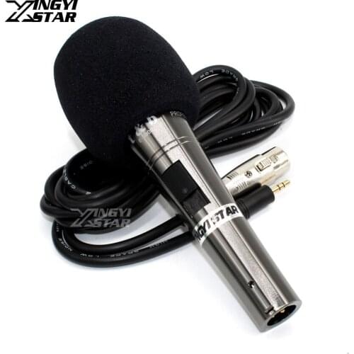 Professional Wied Handheld Condenser Microphone Studio Mic Mike For Computer PC Broadcast Video Recording Microfone Condensador