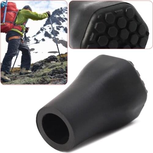 Rubber Tip Protect Nordic Alpenstock Trekking Walk Hiking Stick Accessories A0KA