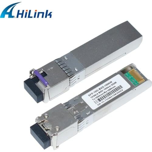 Free shipping! Manufacturer Compatible SFP+ BIDI 1490/1550nm 100km LC simplex 10G Bidirectional Fiber Optic Transceiver