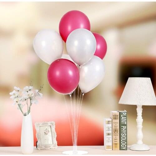 7/10 tube balloon stand birthday balloons arch stick holder wedding decor baloon globos birthday party decorations kids ballon