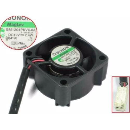 SUNON GM1204PKVX-8A B1590.P.GN Server Cooling Fan DC 12V 2.4W 40x40x20mm 2-wire