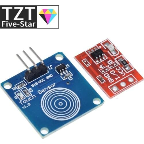 TTP223 Touch Key Switch Module TTP223B Touching Button Self-Locking/No-Locking Capacitive Switches Single Channel Reconstruction