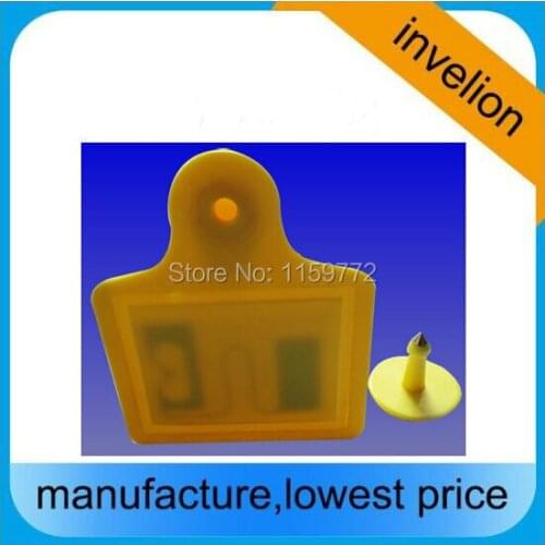 865-868mhz 50pcs/Lot can printed RFID UHF Animal Ear Tag 860~960MHz