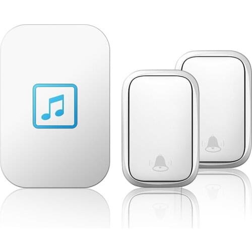 Waterproof Self-powered Home Wireless Doorbell 150M Remote No Battery Button US EU UK AU Plug Receiver Call Ring Bell