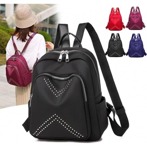 The New Waterproof backpack for women shoulder bag oxford cloth school backpack for teenage girls light ladies travel backpack