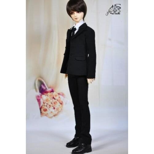 1/4 1/3 BJD Outfits doll black suit clothing Accessories for BJD/SD ID72 Strong uncle,not include doll,shoes,wig and other E2599
