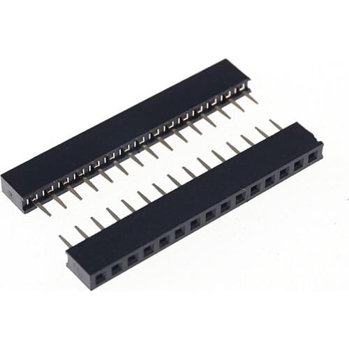 1000pcs 1x15 P 15 Pin 2.0 mm PCB Female Header Pin Headers Single row Straight Through Hole Insulator height 4.30mm Rohs Reach