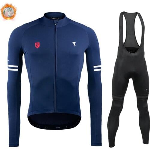 2021 Winter Thermal Fleece Men Cycl Jersey Set Racing Mountian Bicycle Cycl Cloth Conjunto De Jersey De Ciclismo Para Hombre