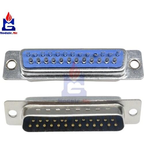 25 Pin D-SUB Male DB25 DB25M Solder Type Connector DB25