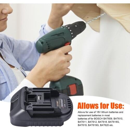 18V Battery Adapter Power Tool Charger Tool Adapter For MAKIT 18V Lithium Cordless Power Tools