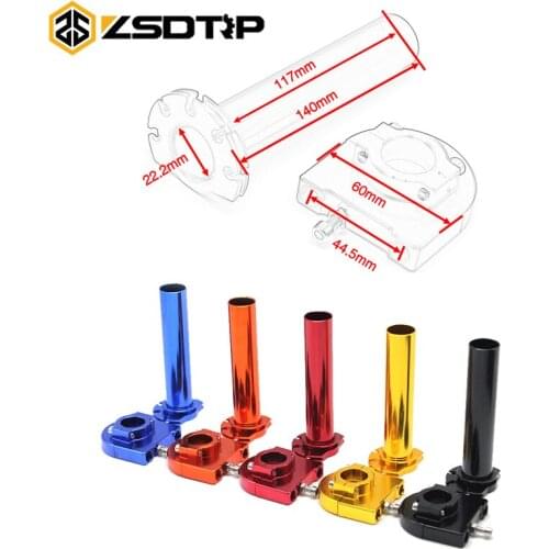 Aluminum 22mm 5 colors Throttle turn Grip Quick Twister universal case for KTM and other brand motorcycle Dirt Bike Refit Part