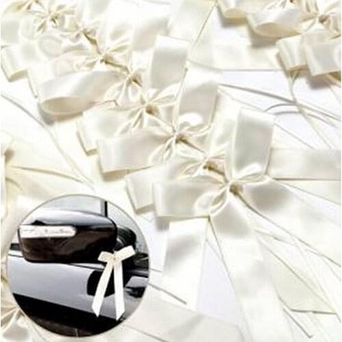 Bowknot Party Car Chair Bow 50pcs/pack Of Exquisite Wedding Leather Knot Decoration Bowknot Ribbon