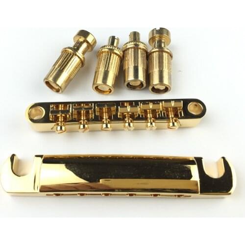 1 Set Gold Tune-O-Matic LP SG Electric Guitar Bridge And Tailpiece For Epi Gold MADE IN KOREA