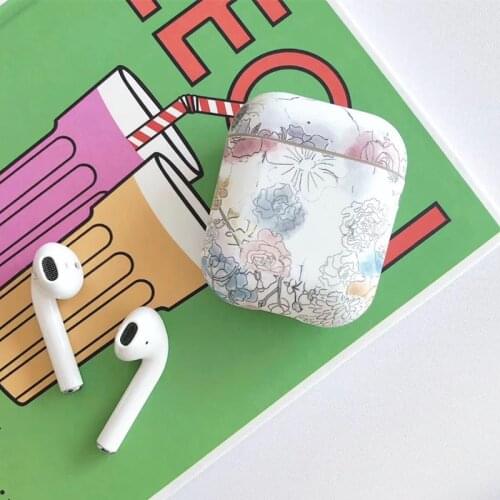 Cover For Airpods1/2 Protective Case Luxury Small Fresh AirPods 2 Hard Shell Flower Apple Airpod Wireless Bluetooth Headset Case