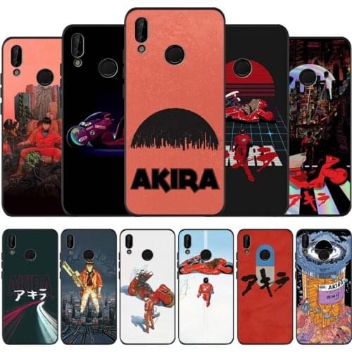 Akira 1988 black soft Phone Case for huawei P40 P30 P20 P10 Pro lite P9 Lite nova 4E 6SE Psmart 2019 Y6 9 Prime