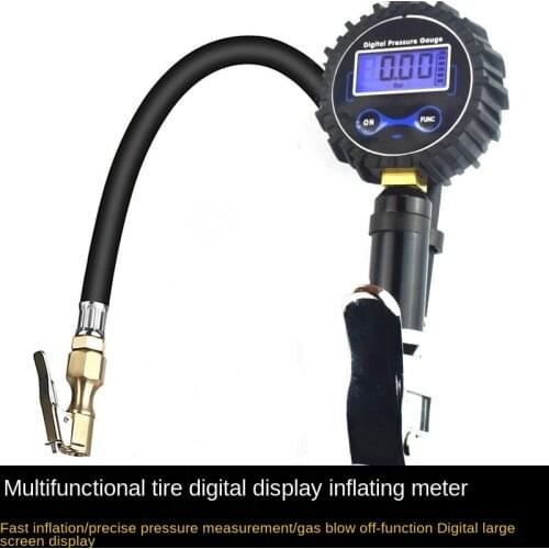 Digital Tire Pressure Detection Auto Tire Pump for Car Bike Motorcycle Digital Tire Inflator Pump Car Air Compressor