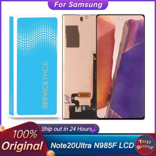 6.9'' ORIGINAL AMOLED For Samsung Galaxy Note 20 Ultra 5G N986 N986B LCD Note 20 Ultra Display Touch Screen Digitizer Assembly