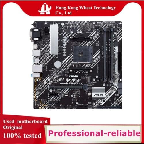 For ASUS PRIME B450M-A II Motherboard Socket AM4 DDR4 For AMD B450M B450 Original Desktop Mainboard Used Mainboard