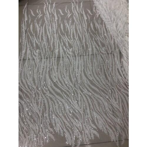 L-3317 romantic beaded lace for evening dress/fashion show Good looking tull net lace fabric