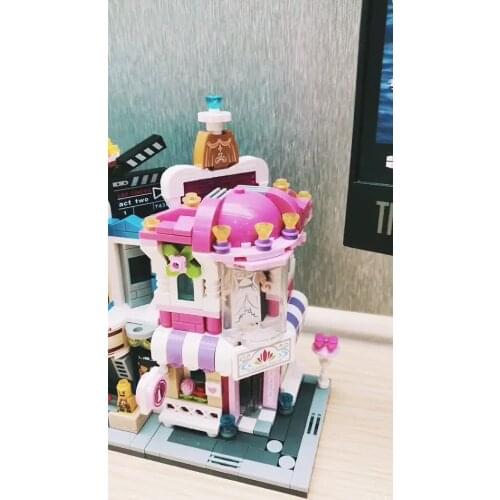 LOZ Promotion Plastic 3D Bulk Mini building blocks Business Street view building block bricks construct toy