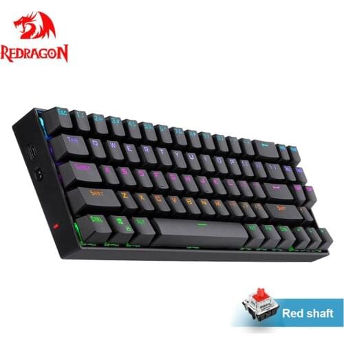 Redragon Deimos K599 KRS RGB USB Mechanical Gaming Keyboard 2.4G wireless Red Switch 70 Keys for Computer PC Russian us