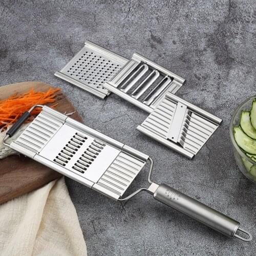 Multi-purpose Vegetable Slicer Stainless Steel Grater Cutter Shredders Fruit Potato Peeler Carrot Grater Kitchen Accessories HOT
