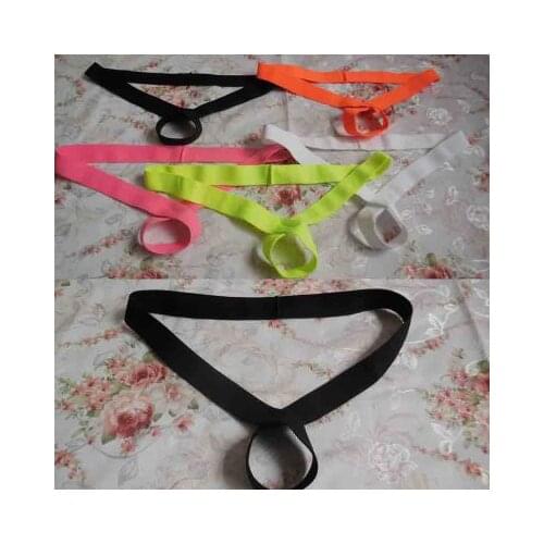 Mens sexy c-ring cock ring strap push up pennis enchancer ball lifter g-strings thongs underwear